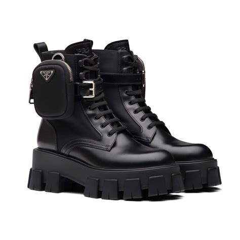 prada boots women's shoes|Prada ankle boots men's.